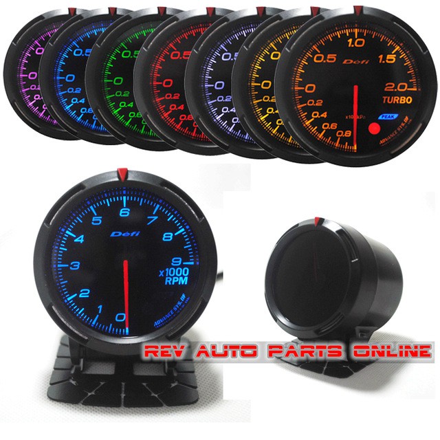 Defi greddy Boost Meter Turbo Advance Gauge 7 colors Defi Meter include