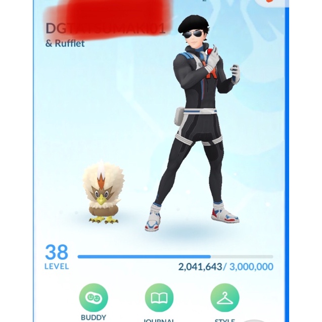 Level 38 in Pokemon Go, Alpha