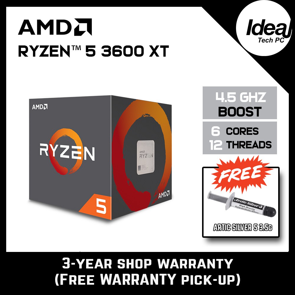 Ryzen 5 3600x online xt