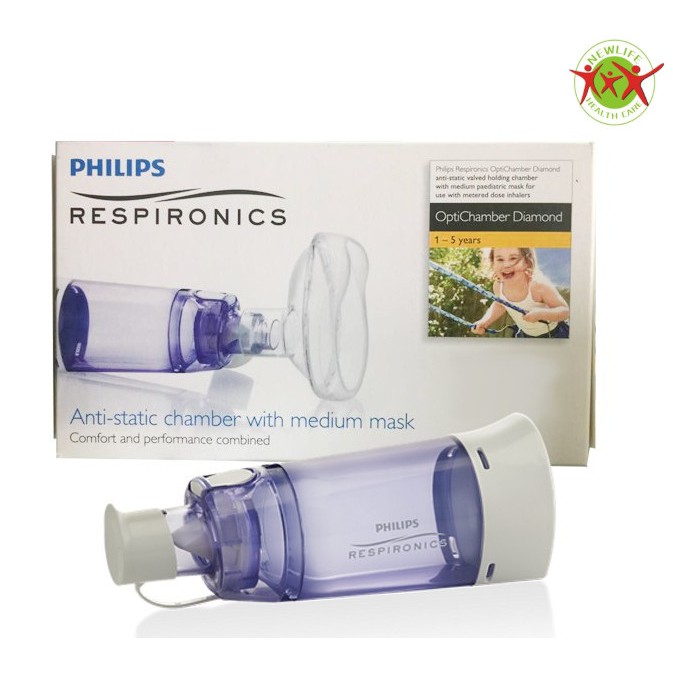 Philips Respironics Optichamber Diamond With Medium Mask | Shopee Malaysia