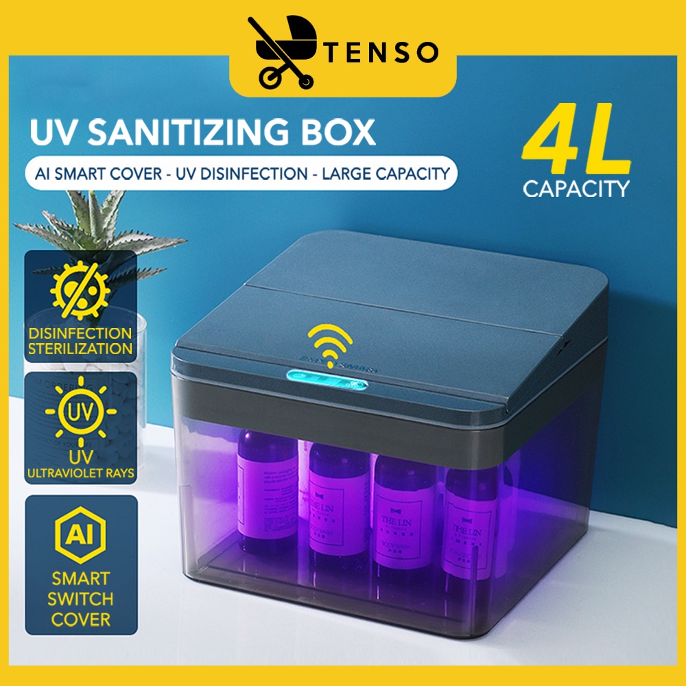 TENSO PD-6004 Rechargeable UV Sanitizing Box 4L UV Disinfection Box USB ...