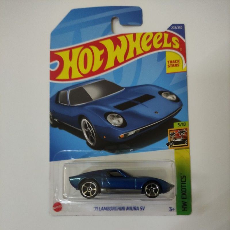 Hot Wheels '71 Lamborghini Miura SV Track Stars HW Exotics Supercars ...