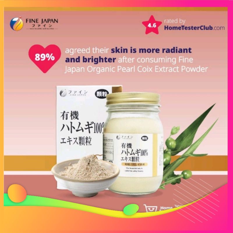 FINE Organic Pearl Coix 100有机美白薏仁粉 Shopee Malaysia