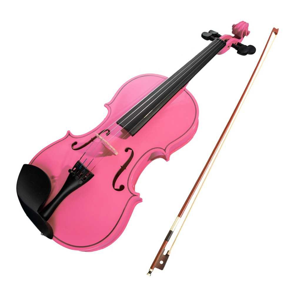 4/4 Violin Maple Wood Material with Gig Bag Solid Wood Bow for Beginner ...
