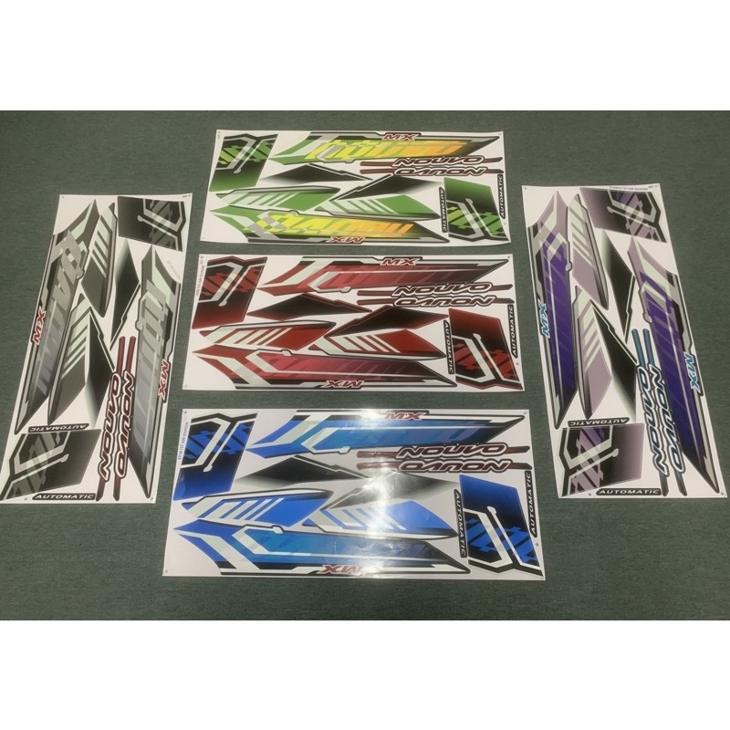 YAMAHA NOUVO S / NOUVO MX ( Siam ) ( 5 ) STRIPE BODY STICKER | Shopee ...