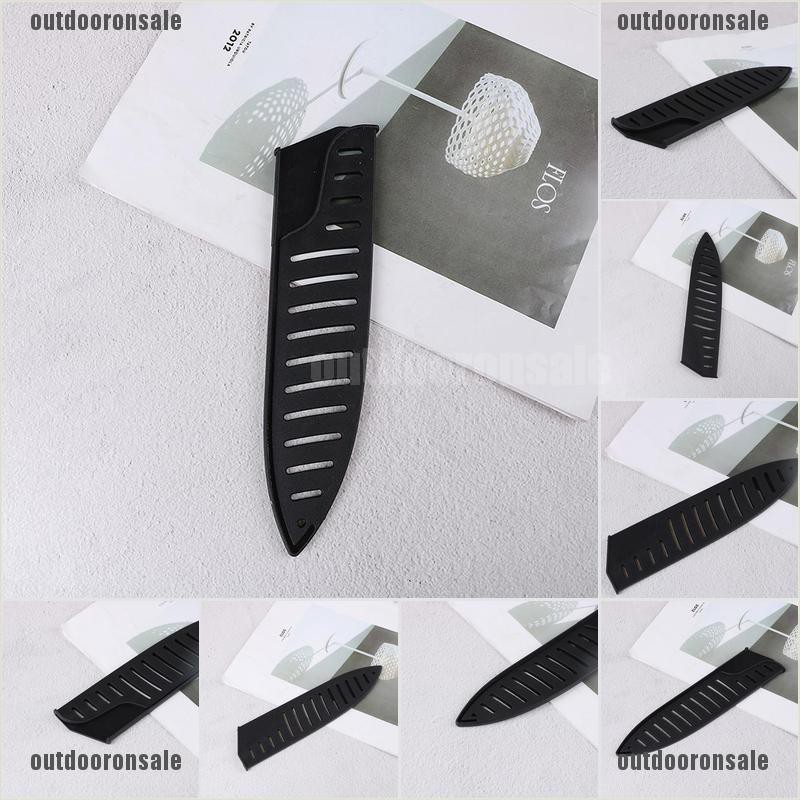 Black Plastic Kitchen Knife Blade Protector Sheath Cover for 8 Inches
