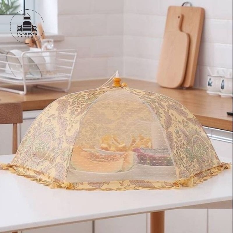 NEW STOCK]Tudung Saji Kain Net Vintage l Foldable Food Cover Ready Stock |  Shopee Malaysia