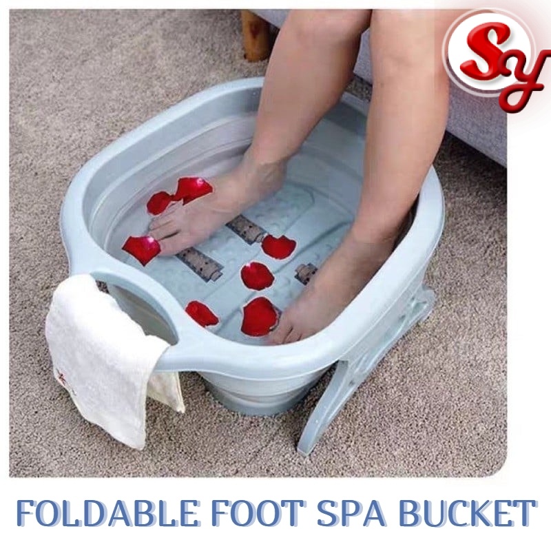 Foldable Foot Bath Foot Spa Soak Massage Bucket Foot Care for Home ...