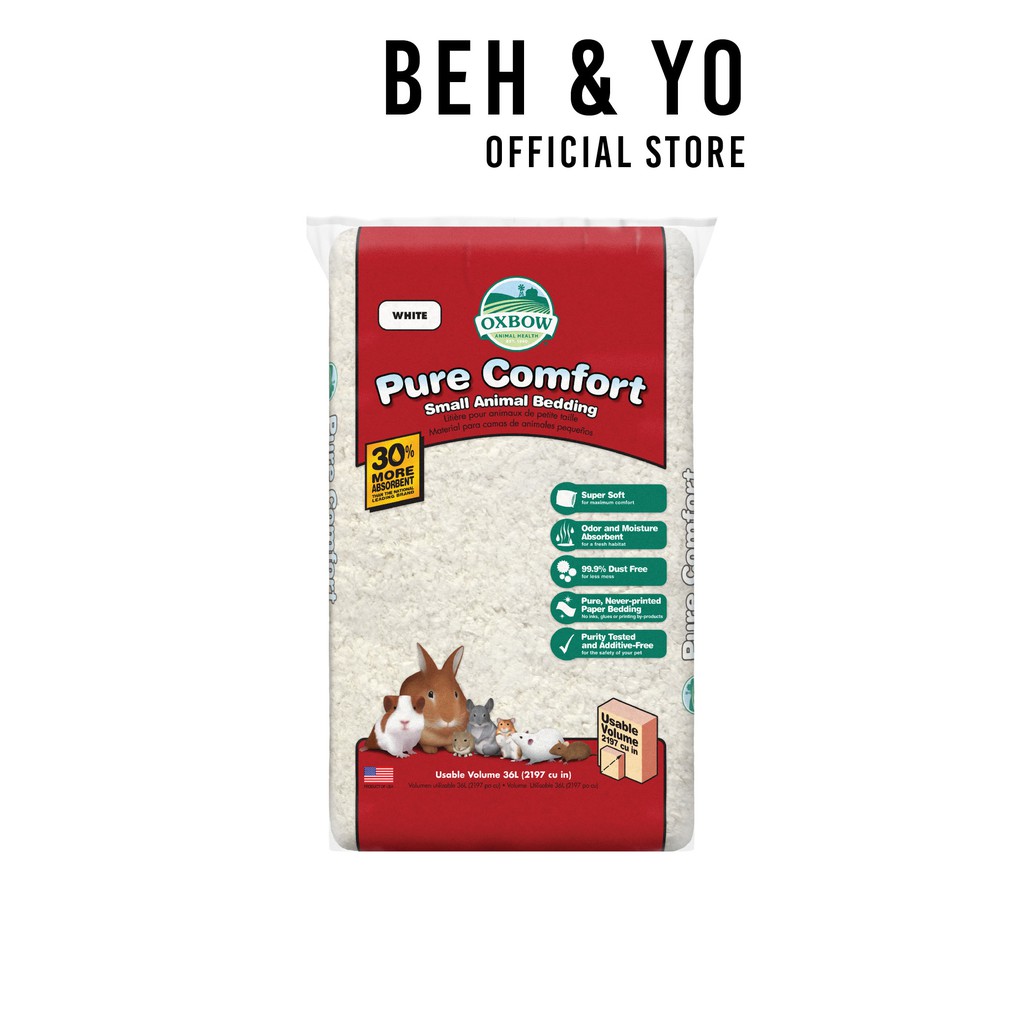 Oxbow Pure Comfort Small Animal Bedding White 36 L Shopee