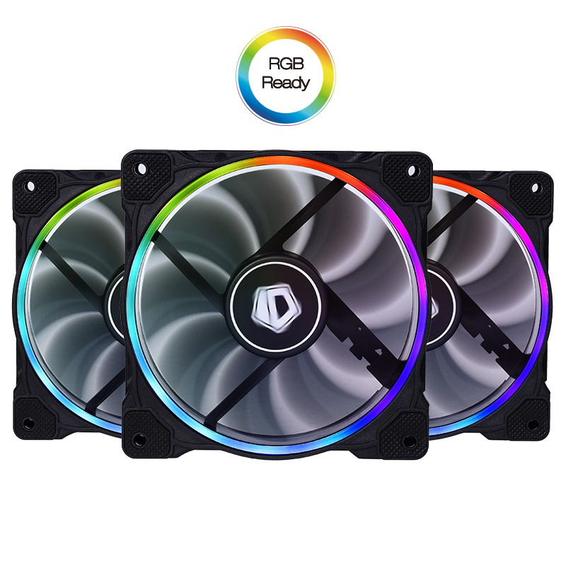 ID-COOLING ZF-12025-RGB TRIO 3-in-1 Kit 5V 3Pin ARGB 120mm Silent ...