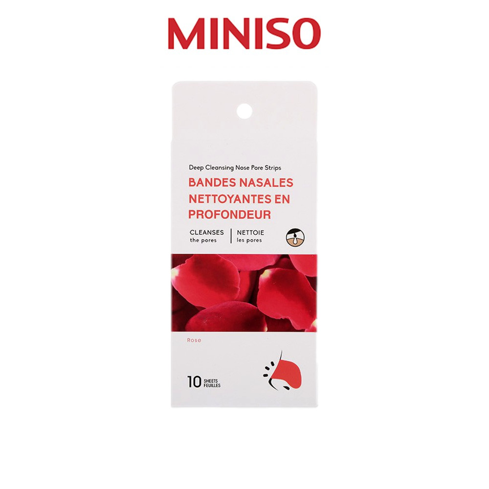 MINISO Deep Cleansing Nose Pore Strips (Rose) Shopee Malaysia