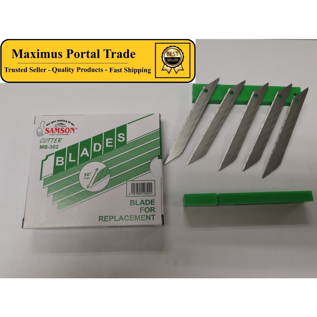 Samson Cutter Knife Blade Refill | Shopee Malaysia