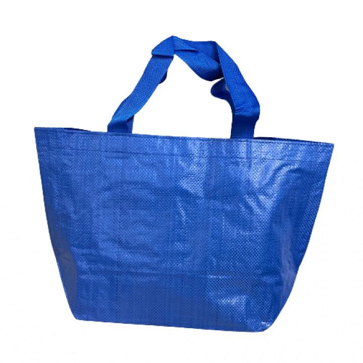 PP Woven Bag/ IKEA Bag Blue Bag Laundry Carrier Recycle Reusable Bag ...