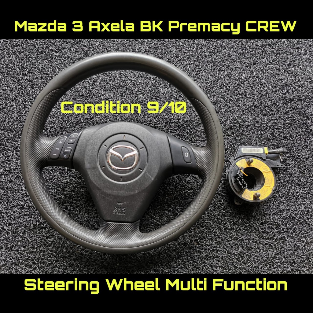 Mazda 3 Axela BK3P BK5P Premacy CREW Multifunction Steering Wheel