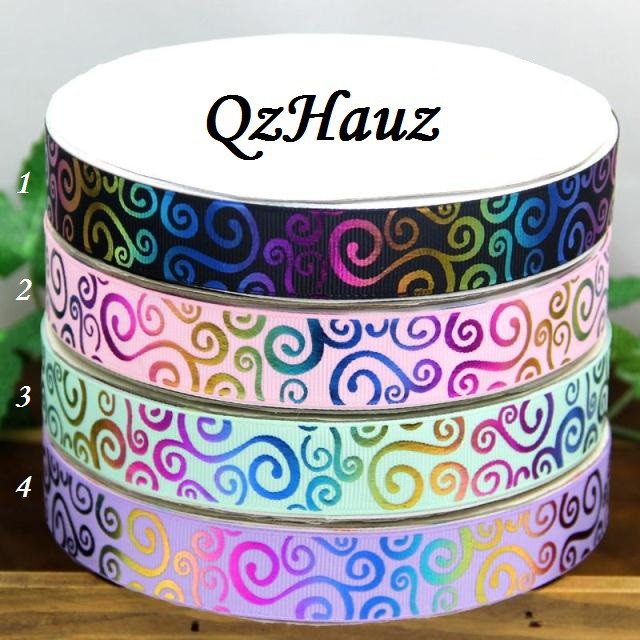 Grosgrain Ribbon 22mm - Doodle Design | Shopee Malaysia