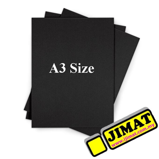 A3 Size Mounting Board Hard / Mouting (Front Black Color & Back White