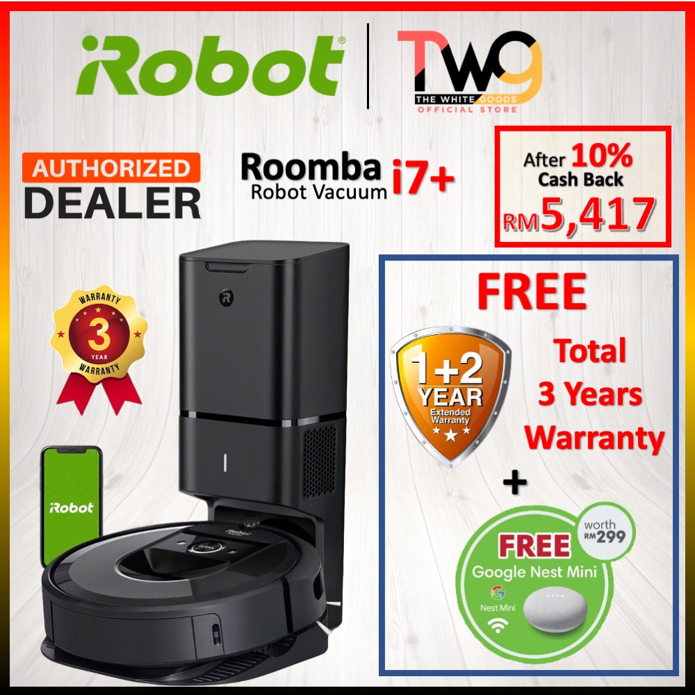 iRobot® Roomba® i7 Robot Vacuum Cleaner - Best iRobot Malaysia