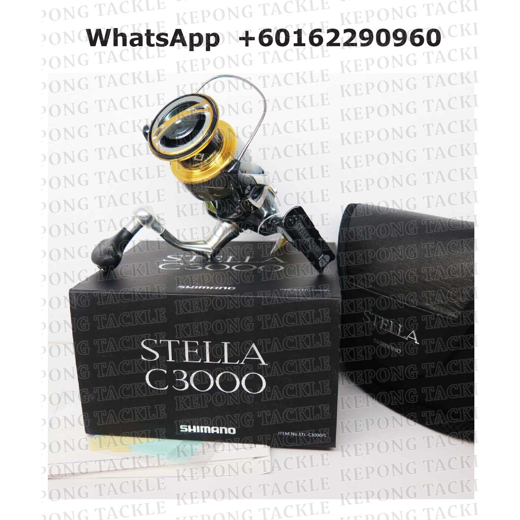 2014 NEW SHIMANO STELLA 2500, C3000, 4000HG, 4000XG JDM Spinning Reel with  1 Year Local Warranty & Free Gift | Shopee Malaysia