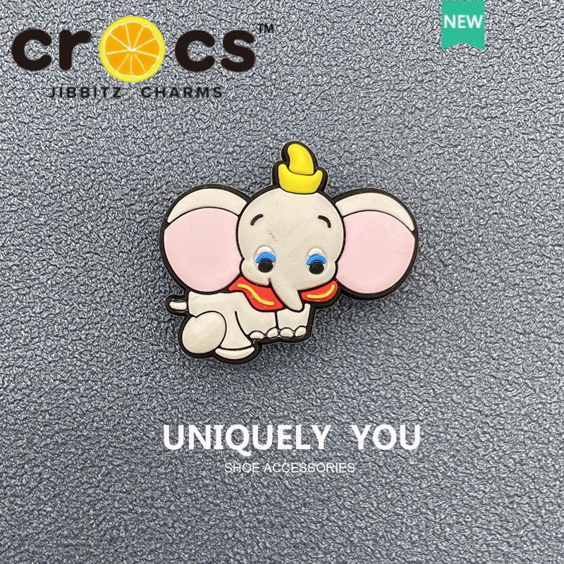 crocs jibbitz charms Cartoon Dumbo Animal Pattern Shoes Flower Shoe Buckle Cute Accessories