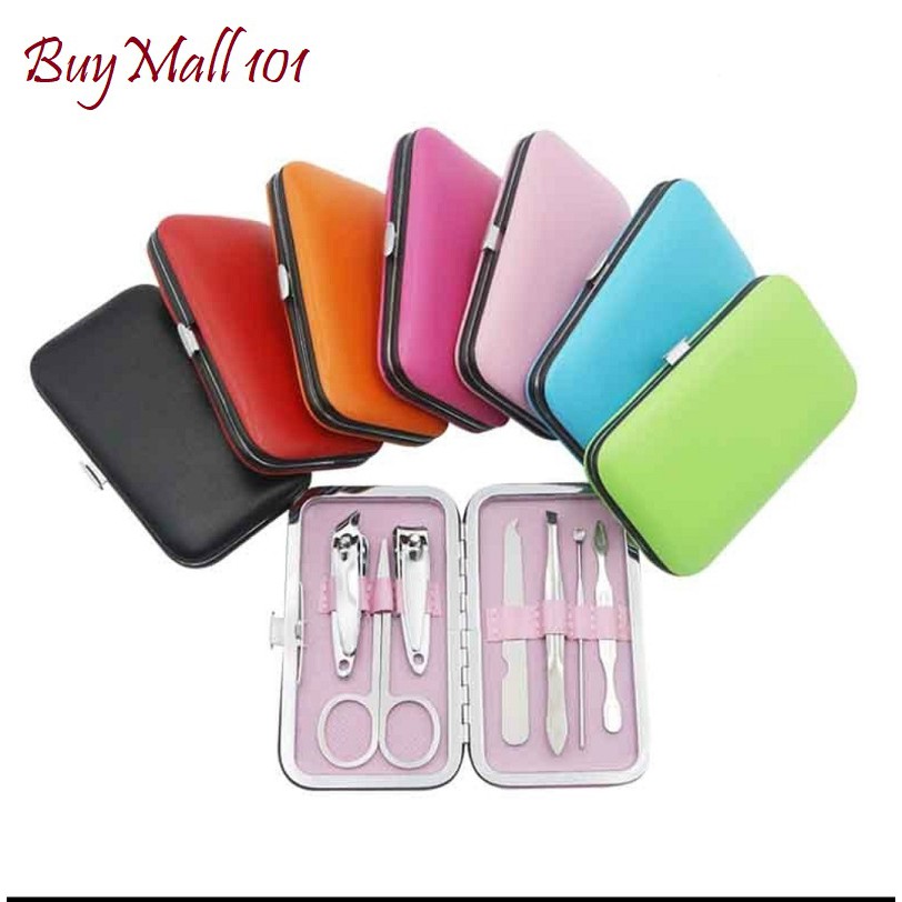 READY STOCK 7pcs Manicure Set Pedicure Kit Nail Clipper Set Cuticle ...