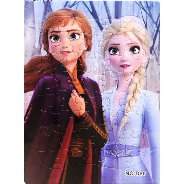 40 Pcs Jigsaw Puzzle Cartoon - Frosen Elza Ana Olaff Kristof [Ready ...