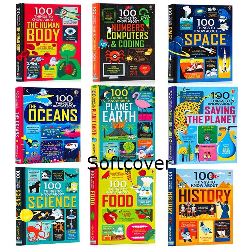 New! Usborne 100 Things to Know About - 10 books set
