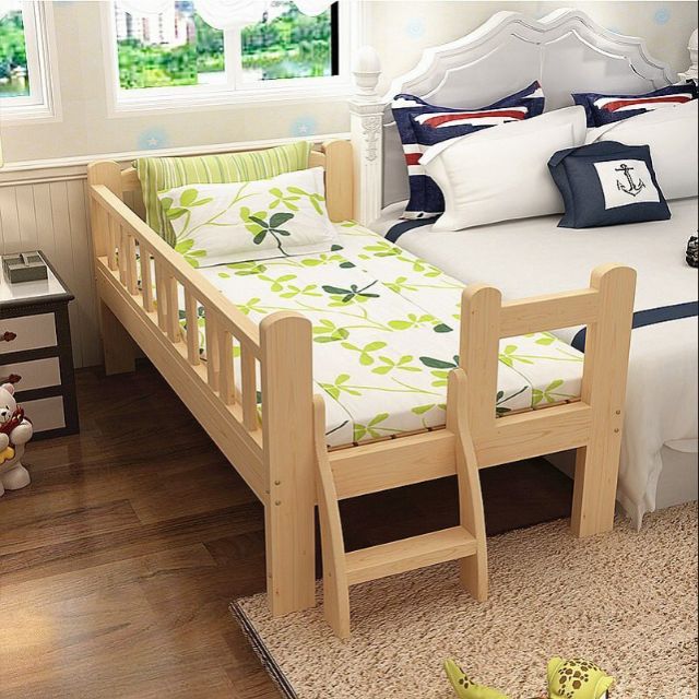 Crib attached to parents bed online