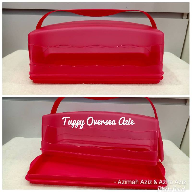 New Arrival Tupperware Indonesia Cake Taker Rectangular 4L