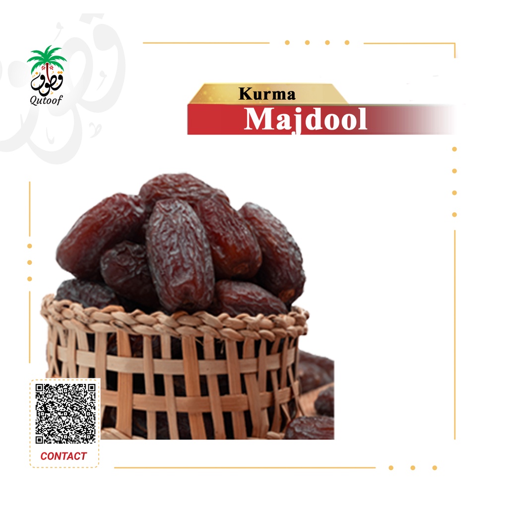 Qutoof Kurma Majdool Madinah Vip Dates New Stock Promosi Shopee