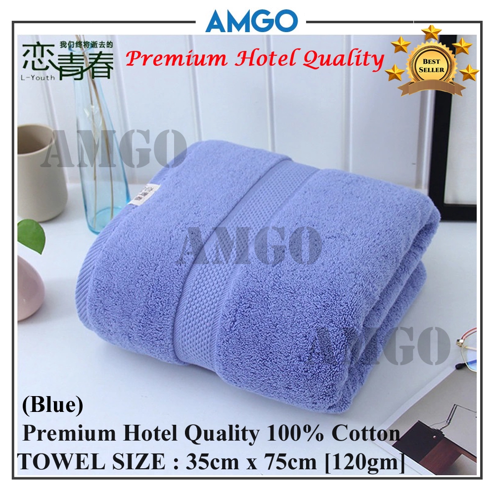 AMGO Premium Hotel Quality Towel Thick and Soft Towel. 100 Cotton