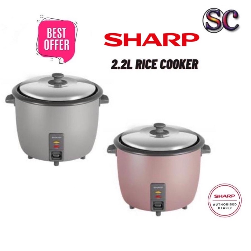 SHARP RICE COOKER KSH228S (2.2L) | Shopee Malaysia