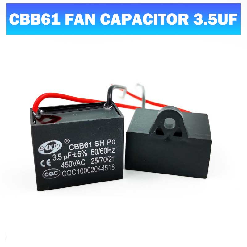 Fan Capasitor kapasitor kipas siling Motor Fan Capacitor CBB61 1/1.2/1 ...