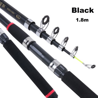 MAGIC Black/Blue Telescopic fishing rod Sea Pole Retractable Pen Pole 1.8m  2.1m 2.4m 2.7m 3m 3.6m 4.5m Spinning High Quality Carbon Material Hard  tail/soft tail/Multicolor