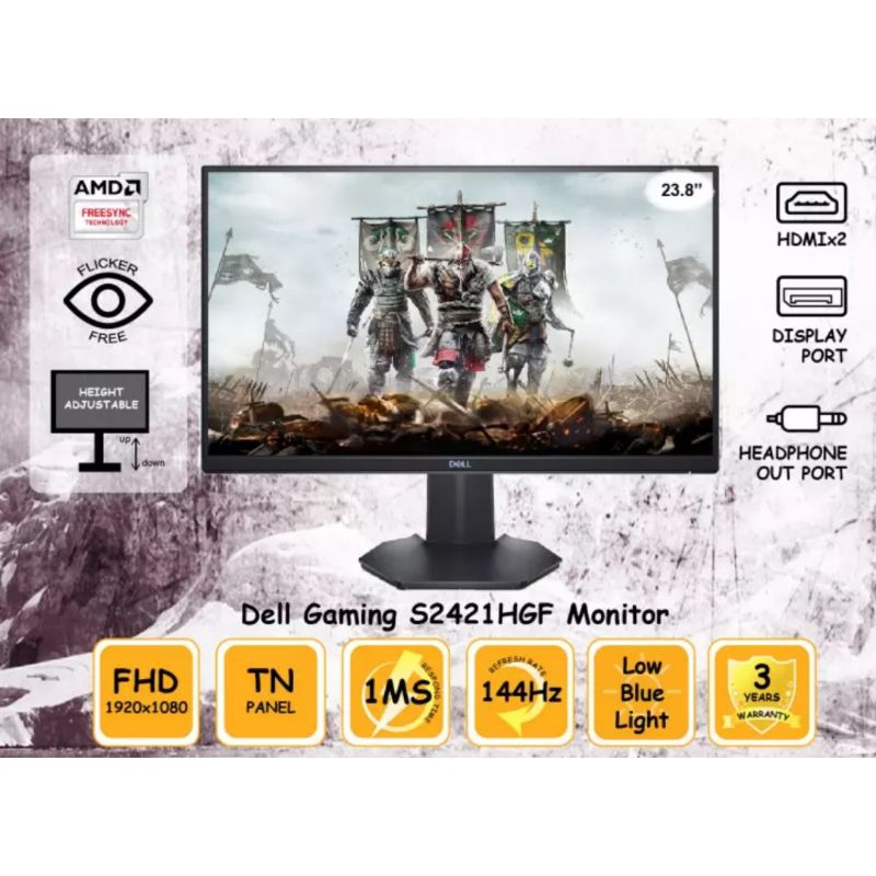 DELL GAMING MONITOR 144HZ S2421HGF FULL HD Shopee Malaysia