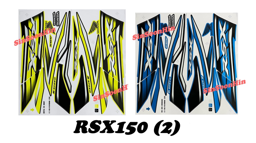 Honda RSX 150 RSX150 (2) Stirpe / Body Sticker #rsx stripe | Shopee ...