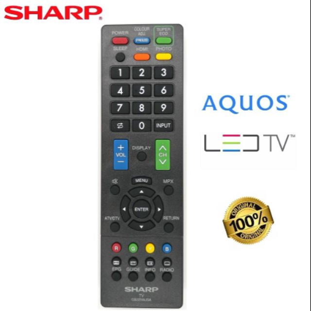 SHARP( Original)TV/LED/LCD Remote Control Replacement (GB291WJSA