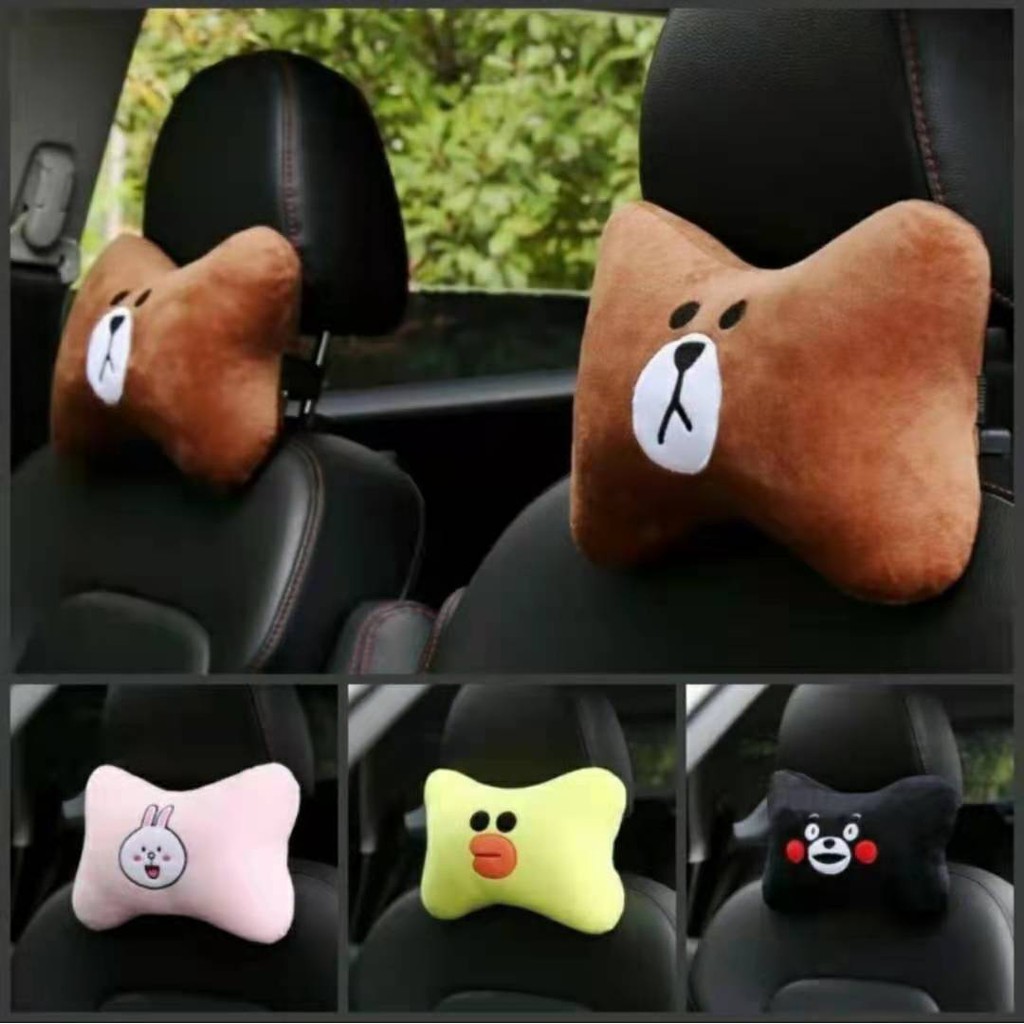 Panda best sale car headrest