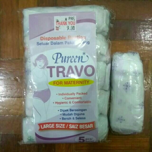 Pureen Travo Disposable Maternity Panties Free Size