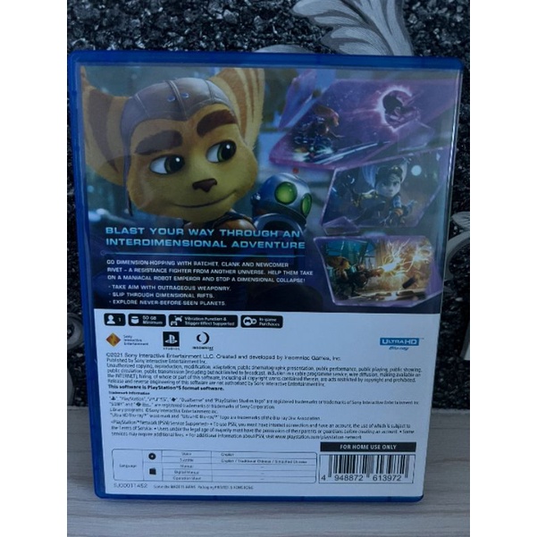 PS5 Ratchet Clank ENG/CHI (USED Game) | Shopee Malaysia