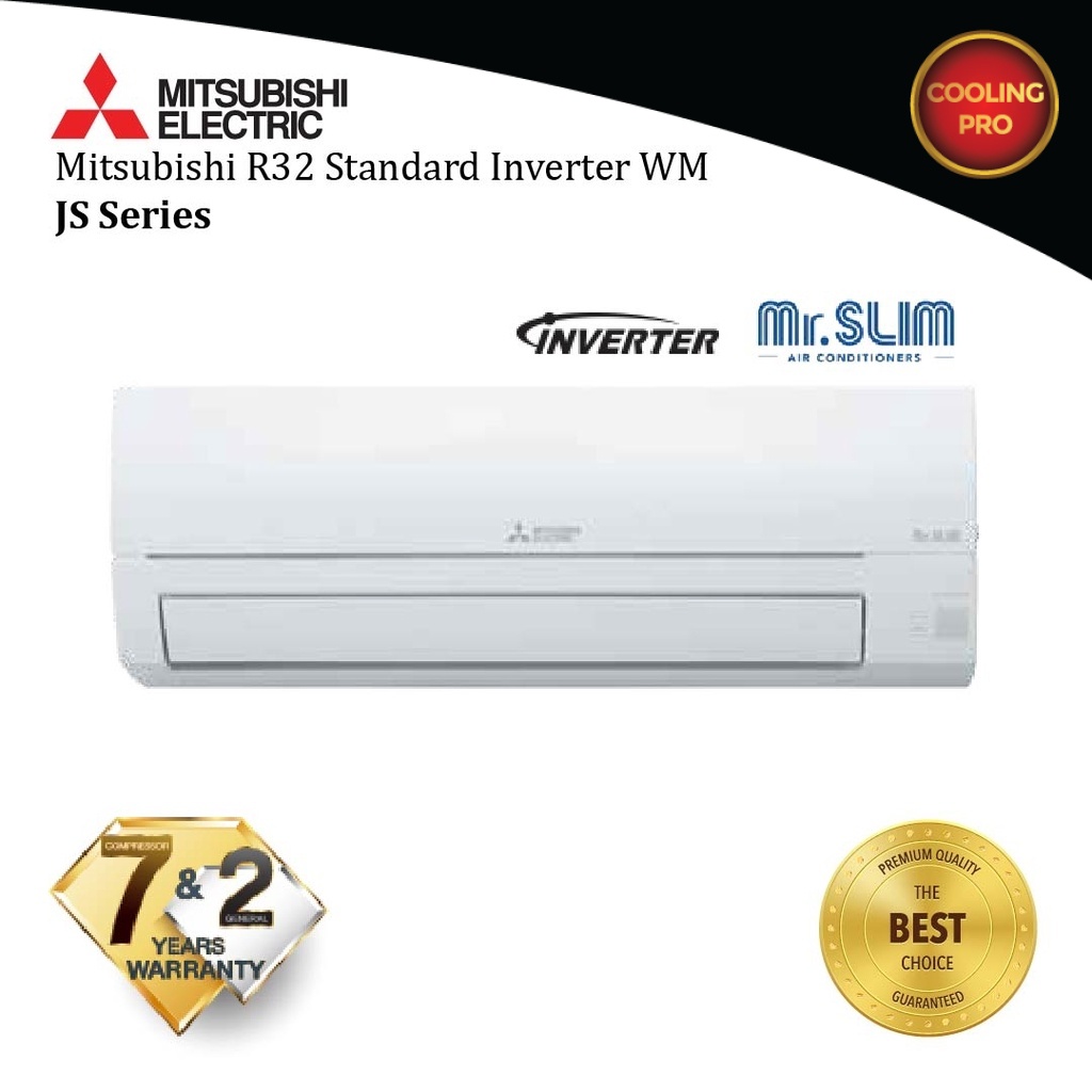 MITSUBISHI ELECTRIC 1.0-2.5HP Standard Inverter Air Conditioner Mr SLIM ...