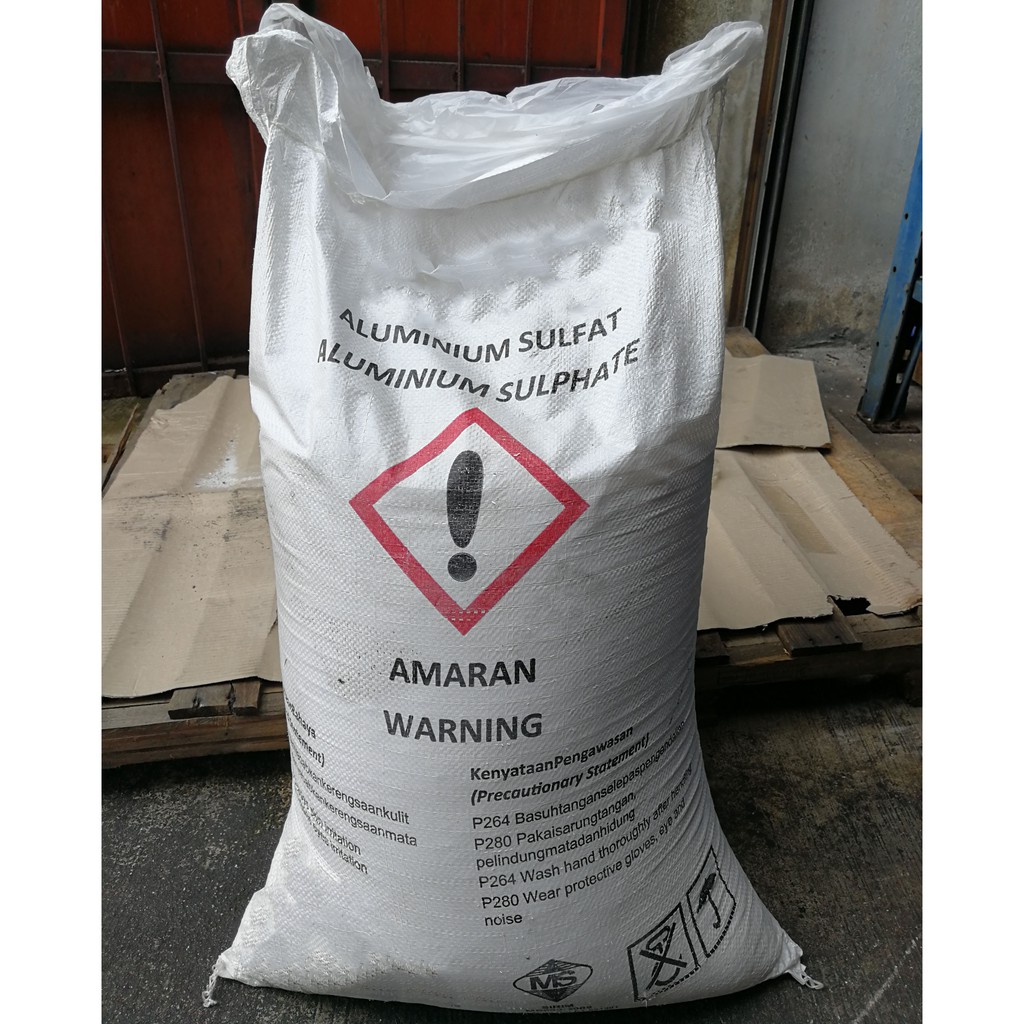 ALUMINIUM SULPHATE POWDER (Alum powder for swimming pool) Flocculant/ Sulfat Alumina 1KG