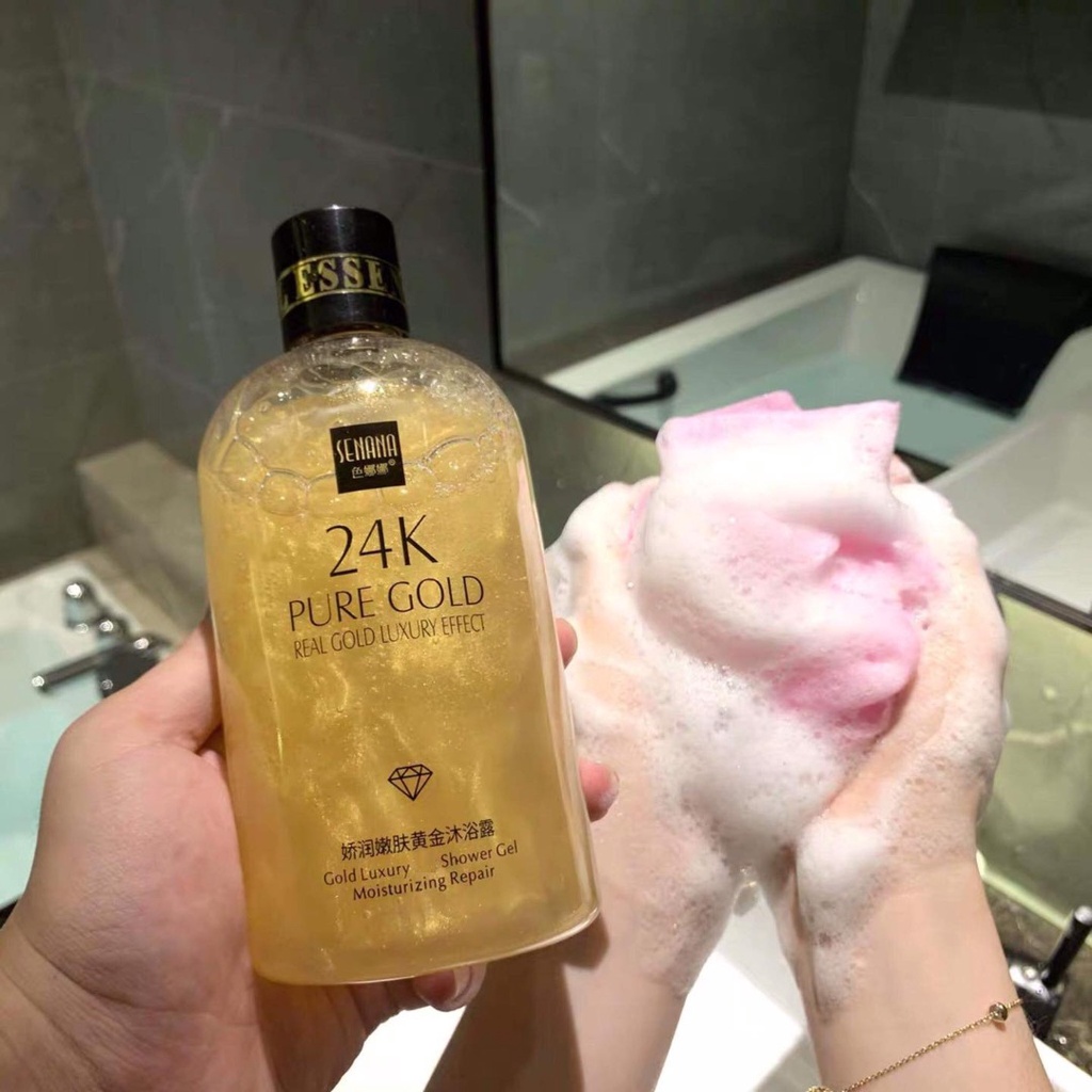 senana-24k-gold-shower-gel-deep-clean-long-lasting-fragrance-bath-foam