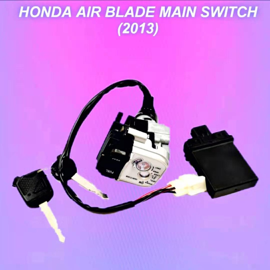 HONDA AIR BLADE MAIN SWITCH SET / IGNITION SWITCH SET ( 2013