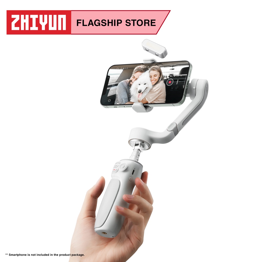 ZHIYUN Smooth-Q4 3-Axis Handheld Gimbal Stabilizer with Foldable Design ...