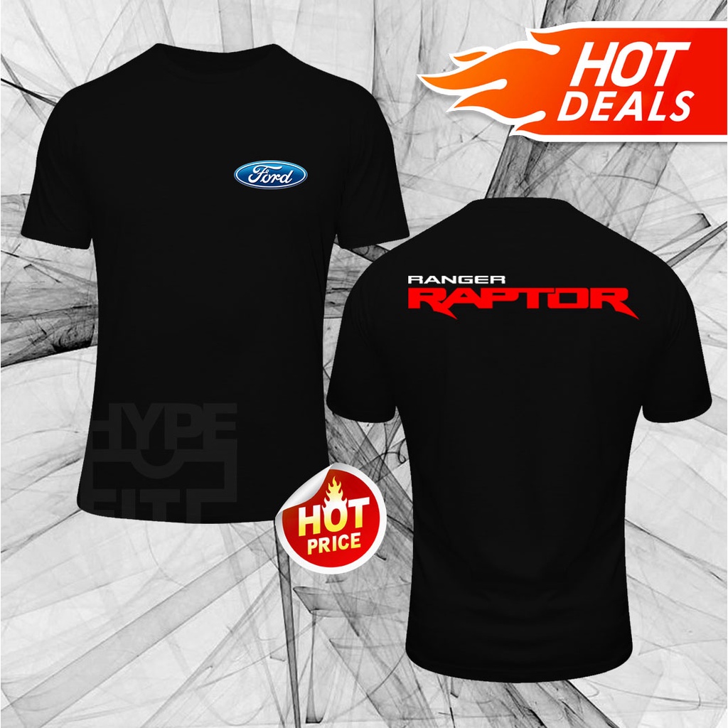 T-Shirt Tee Cotton 160GSM Unisex Short Sleeve SS NEW Ford Ranger Raptor ...