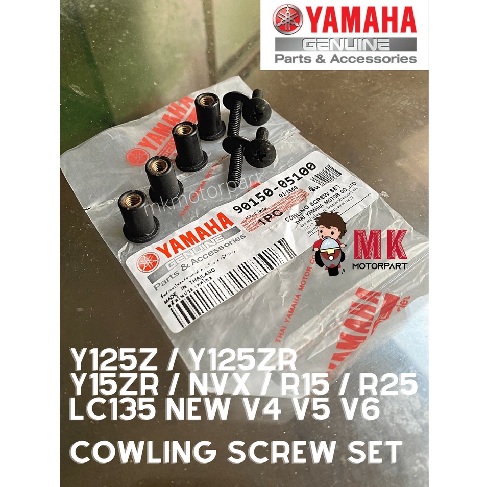COWLING SCREW Set Yamaha Y125z , Y125zR / LC135 New v4 v5 v6 / Y15zR ...