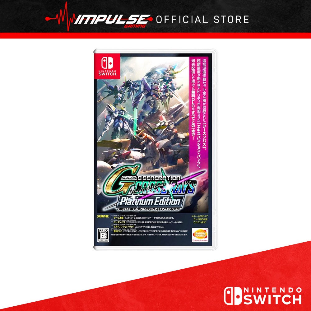 Sd gundam g generation best sale cross rays switch digital