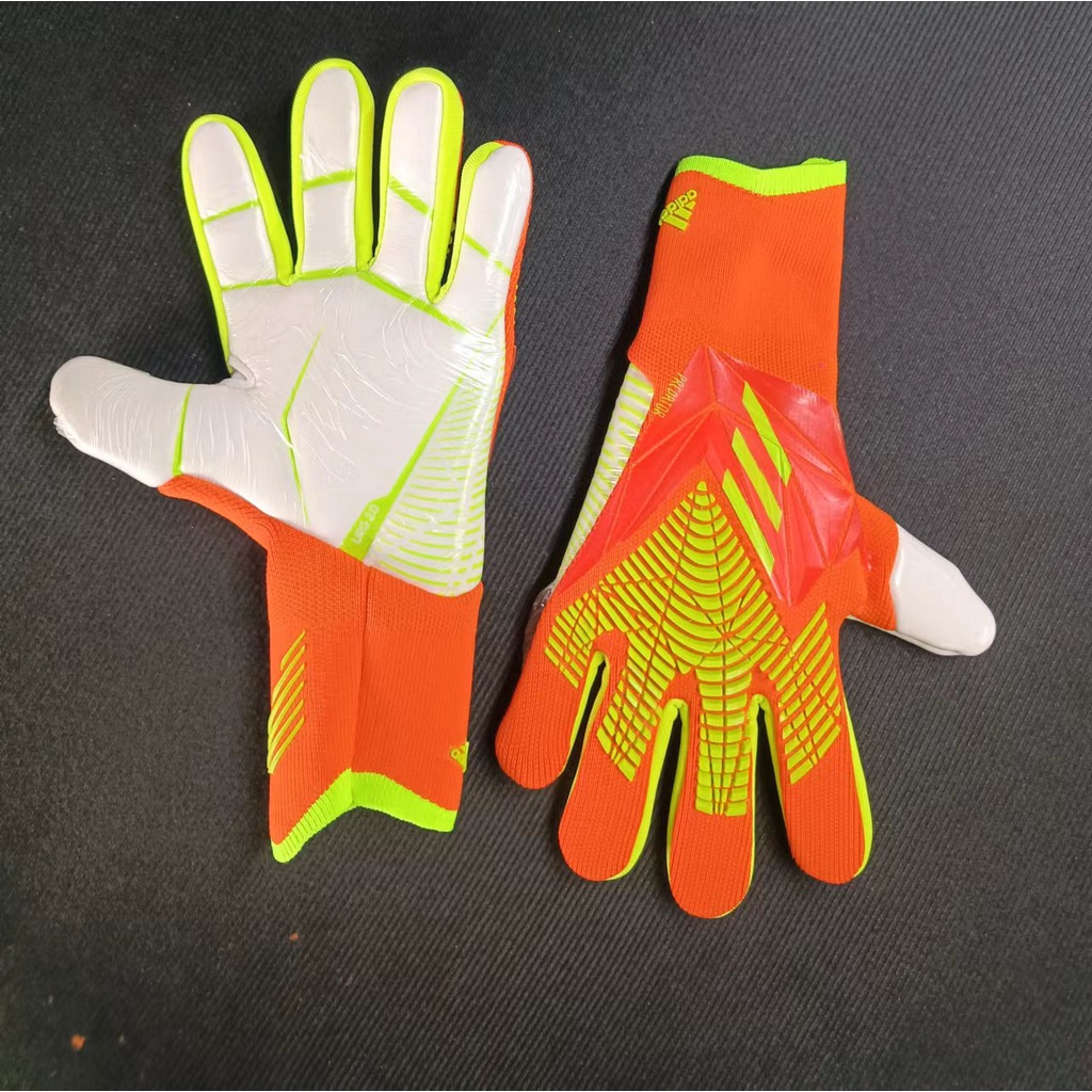 4MM New Design Men Goalie Soccer Goalkeeper Gloves Thicken Full Latex Foam Professional Training