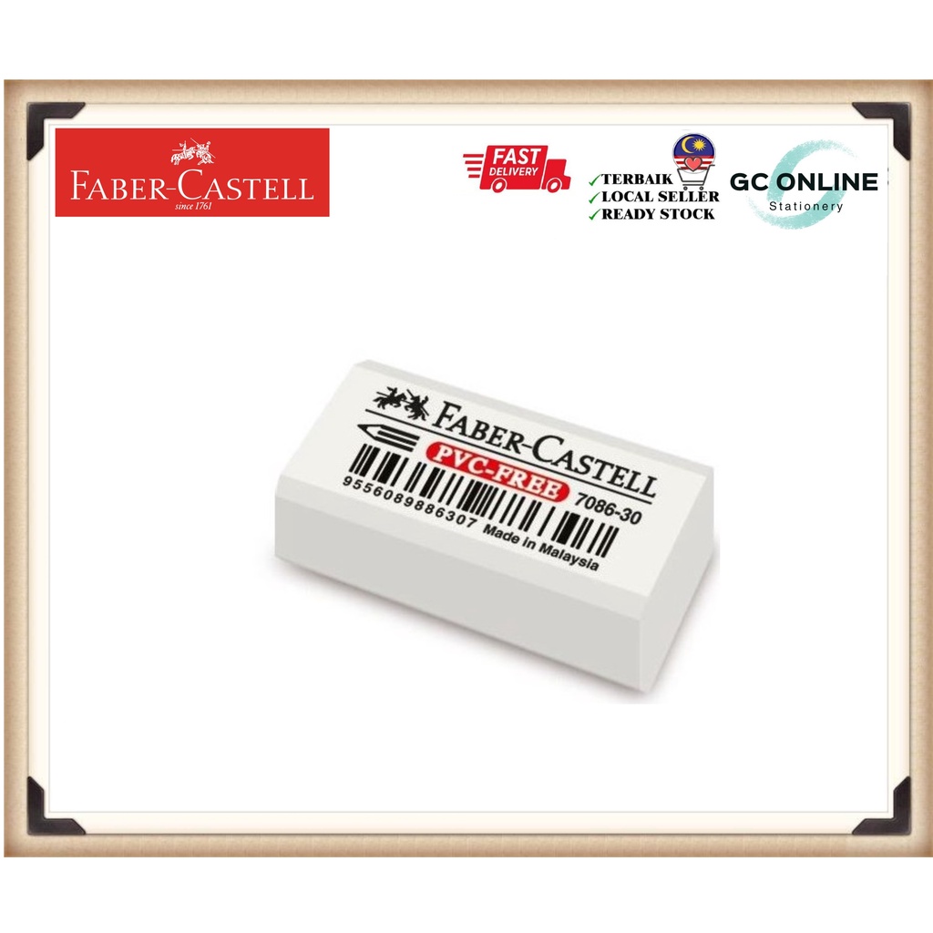 Faber Castell 708630 / 188730D Dust Free Eraser Pemadam Shopee Malaysia