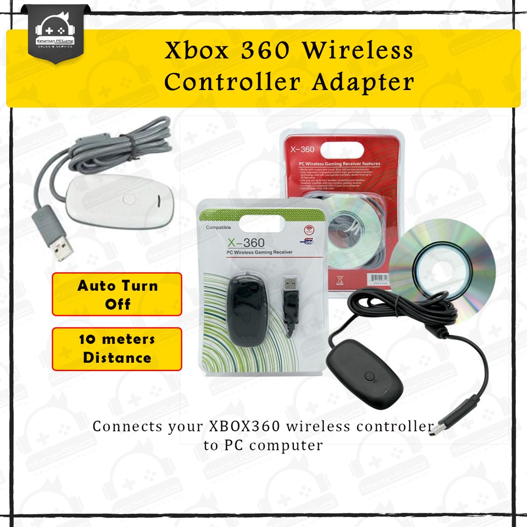 Xbox 360 pc wireless best sale usb gaming receiver adaptor